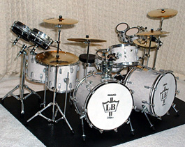 Louis Bellson Drumset Vistalite